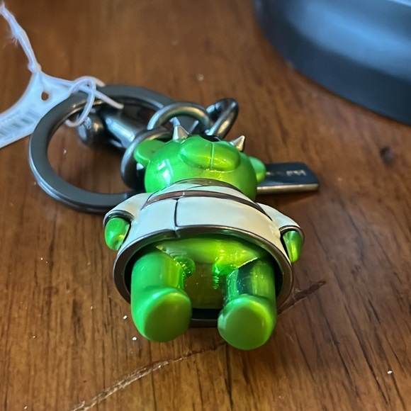 Coach New York x Star Wars Yoda Bear Trigger key chain bag charm new FOB - Picture 5 of 11